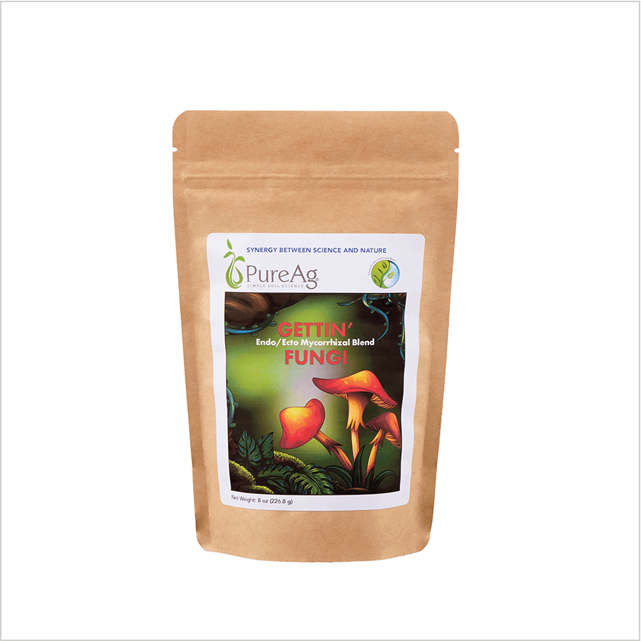 PureAg Gettin' Fungi Endo Ecto Mycorrhizal Fungi 8 oz. Pouch