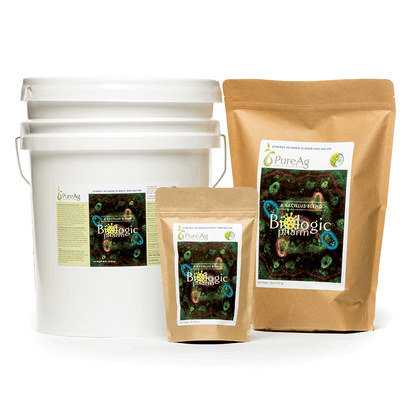 PureAg Biologic Pharm Bacillus blend — biological soil inoculant with beneficial bacteria.