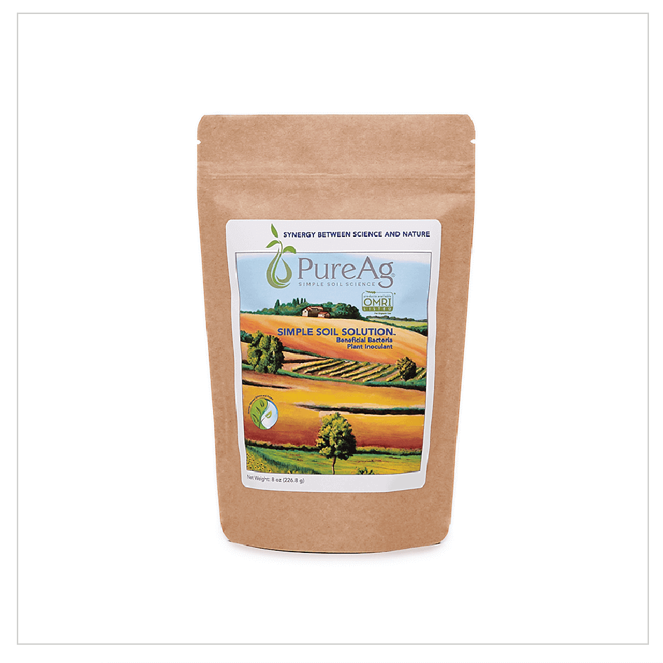 PureAg Simple Soil Solution 8 oz pouch – organic biologic plant inoculant
