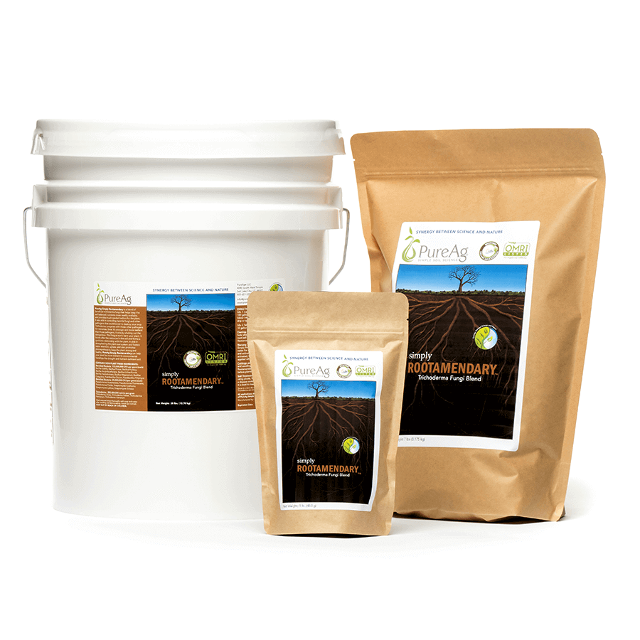 PureAg Simply Rootamendary Trichoderma fungi blend — biological soil inoculant with beneficial bacteria.
